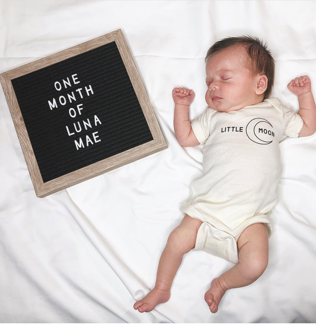 Moon sales baby onesie