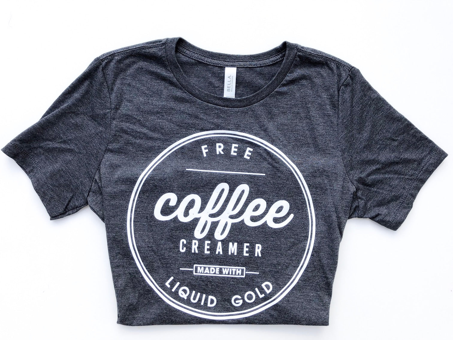 coffee creamer breast feeding tee