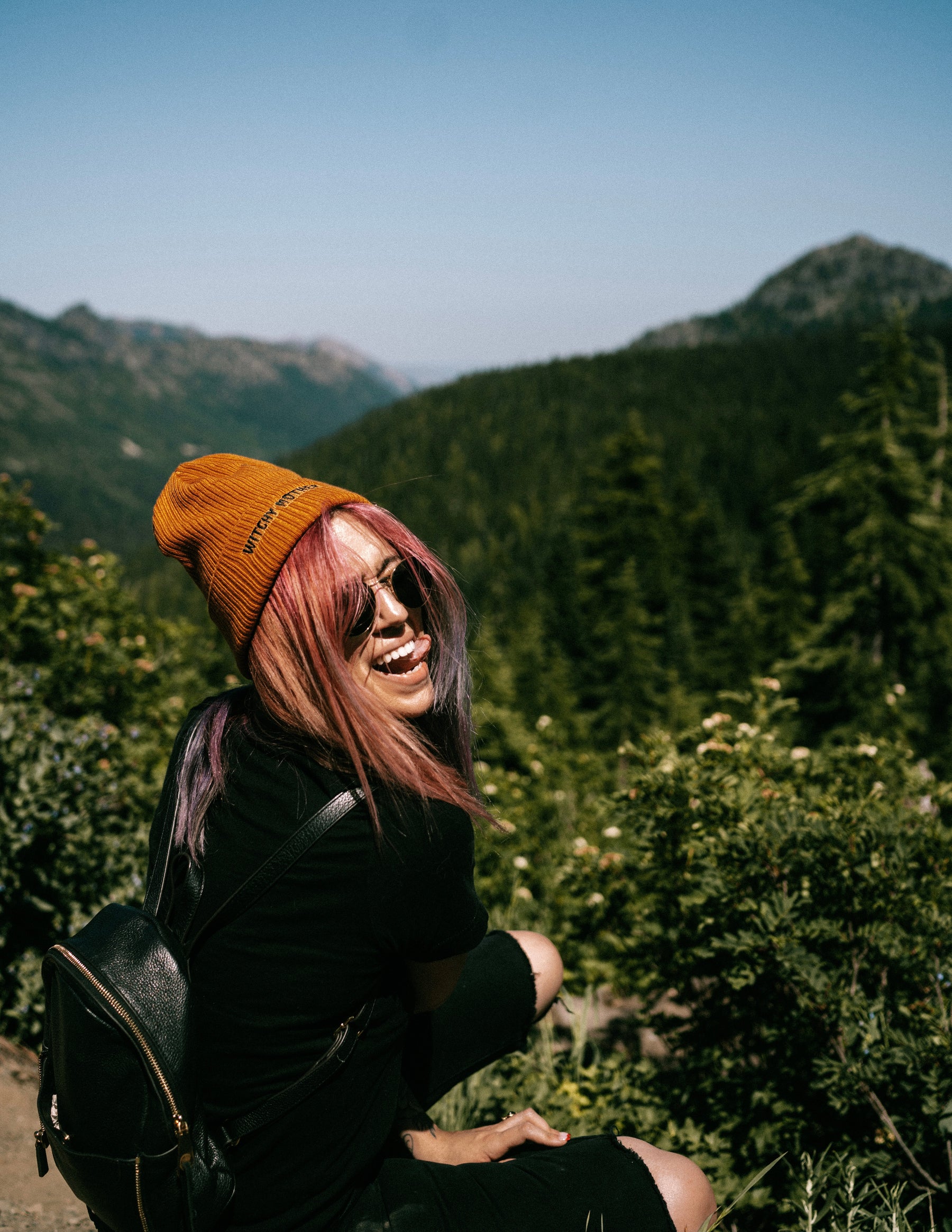Autumn Witchy Mother Beanie