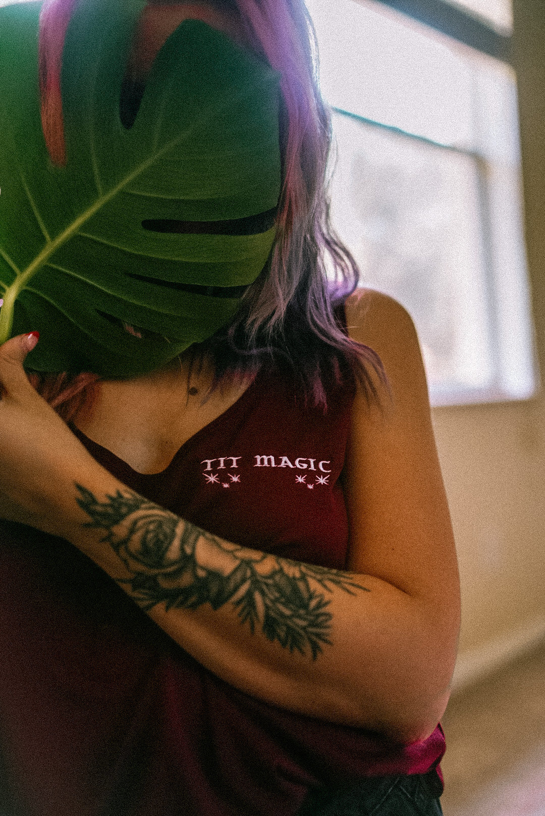 Tit Magic Maroon Tank