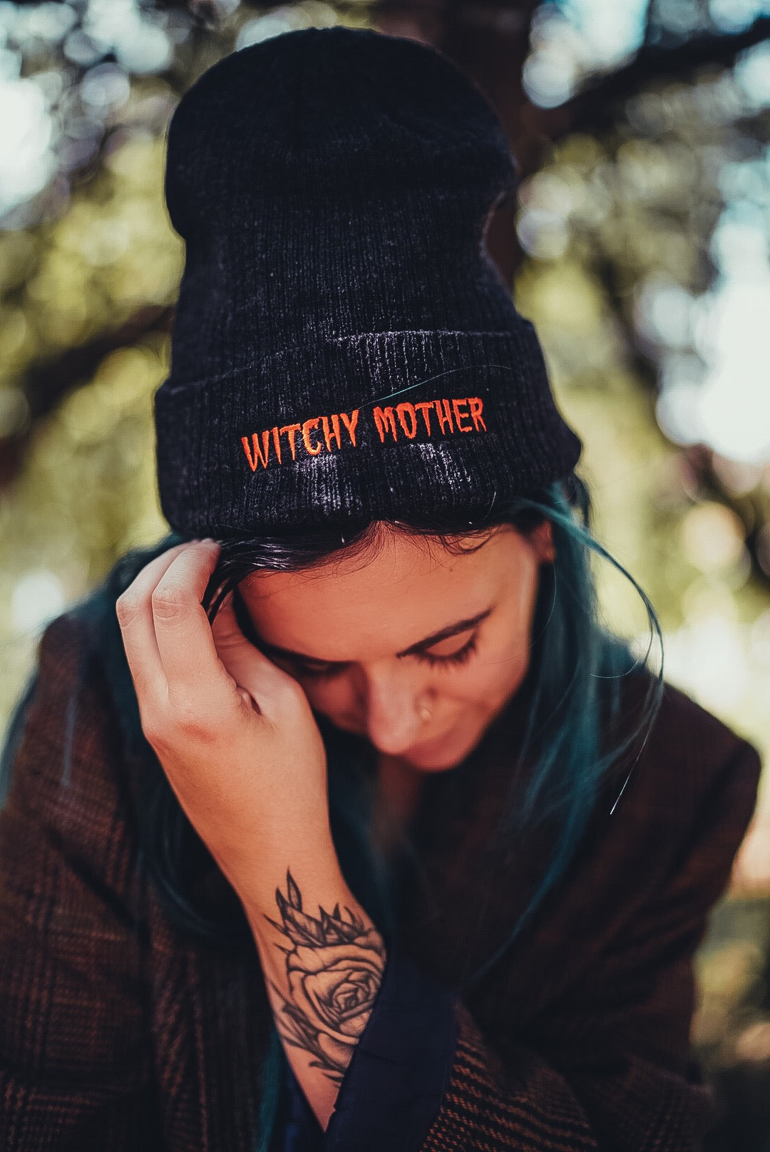 Halloween Witchy Mother Beanie