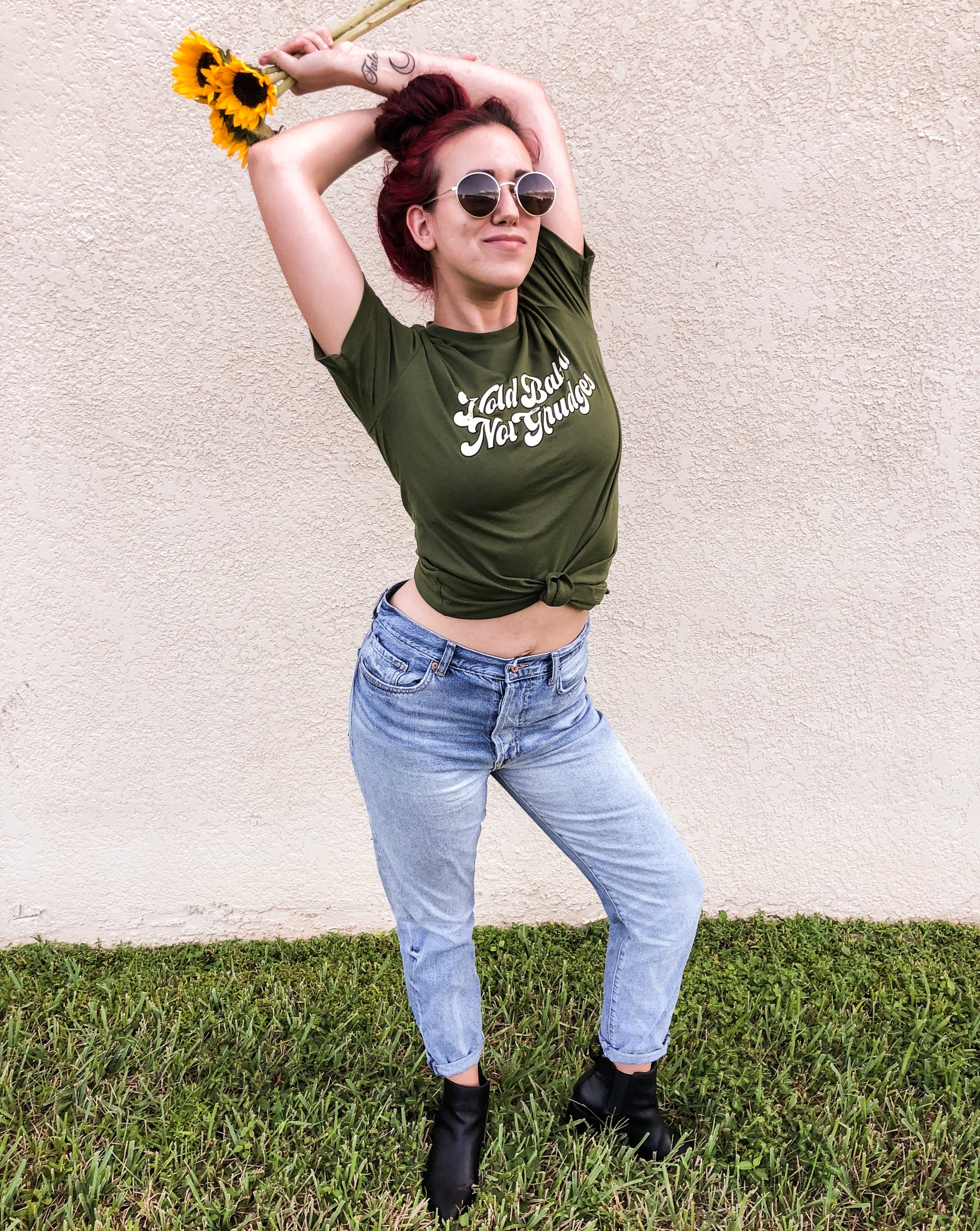 Hold Babies Not Grudges - Unisex - Olive