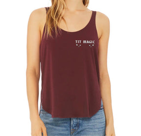 Tit Magic Maroon Tank