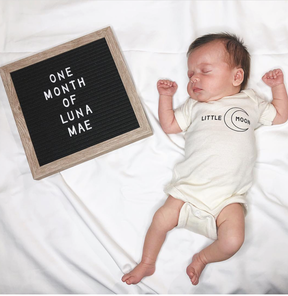 little moon baby onesie