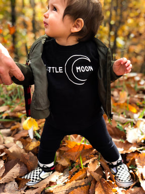 little moon kids tee with moon graphic 