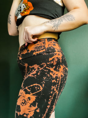 Bleach Tie-Dye Biker Shorts