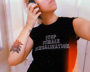 Stop Female Sexualization - Muscle Tee