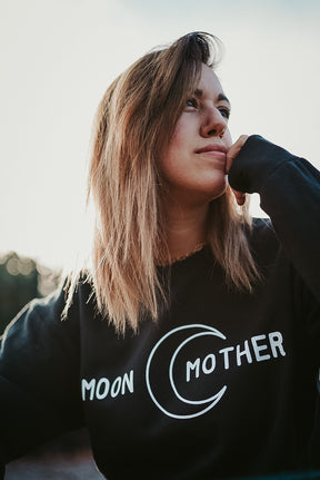 Moon Mother Sweatshirt - Black