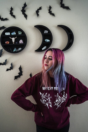 Witchy Mother - Maroon Sweatshirt