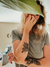 Busy - Embroidered Tee