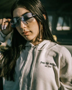 Hell Bent Mother - Cropped Hoodie