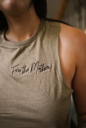 FTM Logo Racerback Cropped Tank
