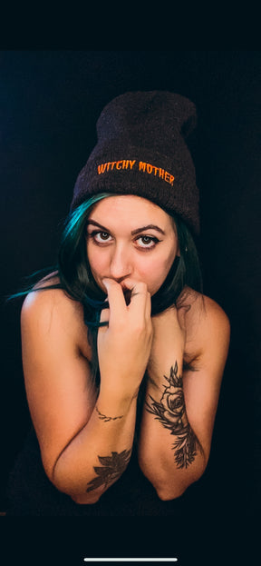Halloween Witchy Mother Beanie