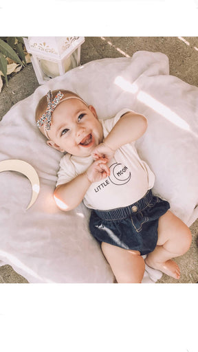 little moon baby onesie